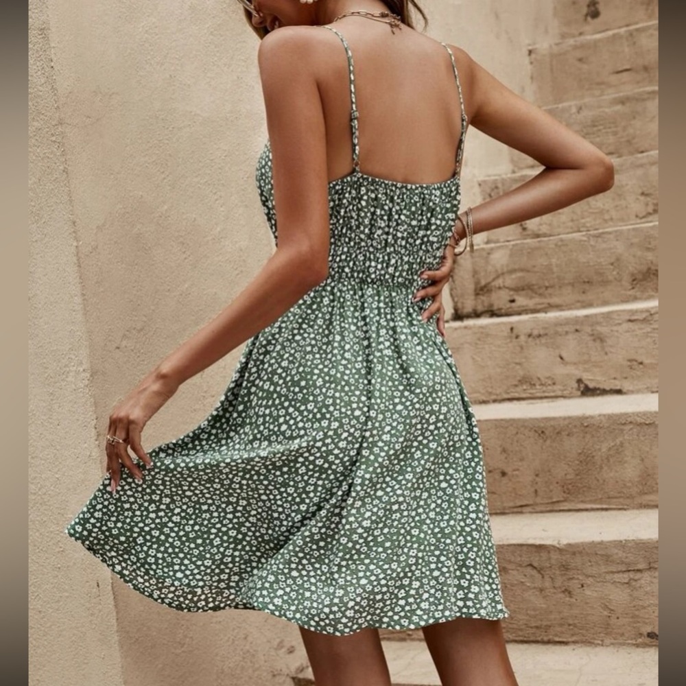 Boho floral print cami dress - Picture 6 of 6